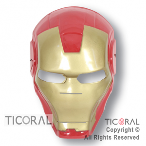 MASCARA IRON MAN PLASTICA x 1